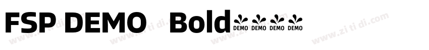 FSP DEMO   Bold字体转换